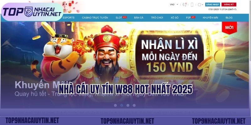 Nhà cái uy tín W88 hot nhất 2025